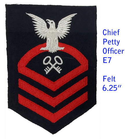 Patch - Vintage US Navy Chevrons Rating Badges - Sew On (2026)