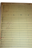 SALE Original Handwritten Music Score (Performing Notes)- Aquarius (350)