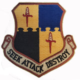 Patch - U.S. Air Force Military - Sew On (2) (7011-7134)