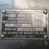 Mac Glasham Air Machine Gun Trainer