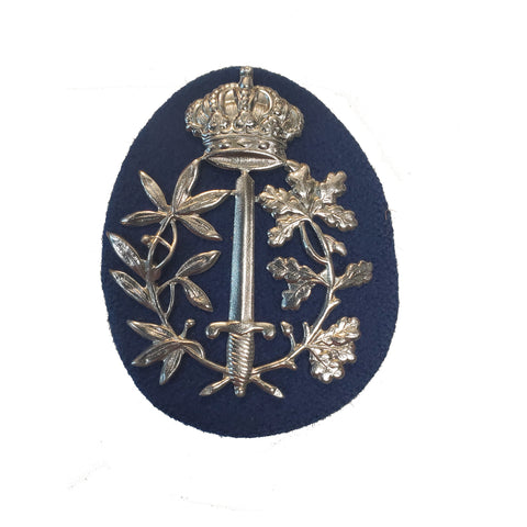 Vintage Belgium City Police Metal Cap Badge