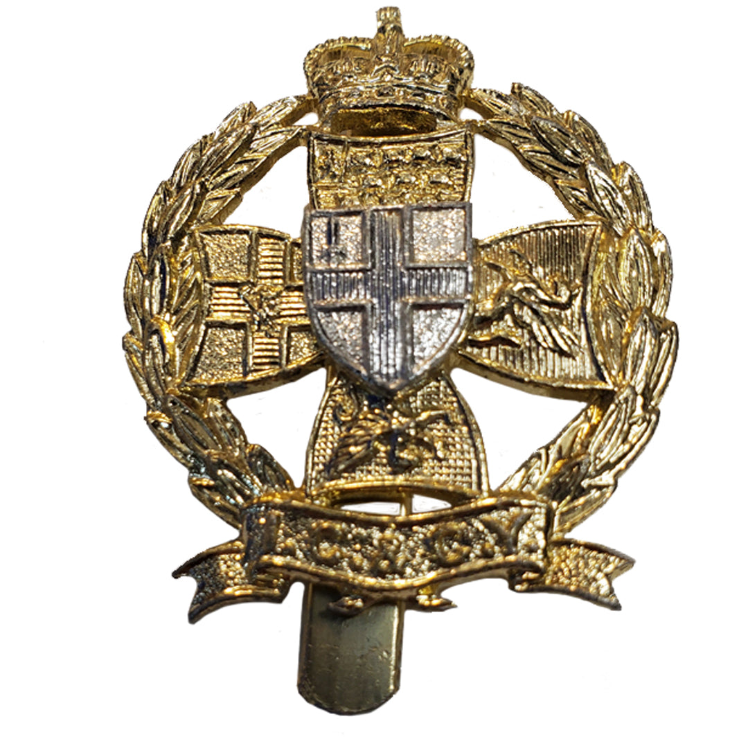 Vintage British Army ICCY Regiment Officer's Cap Badge – Hahn's