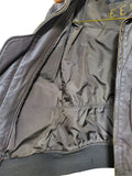 Vintage Leather Navy Pilots Jacket