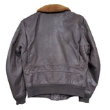 Vintage Leather Navy Pilots Jacket