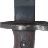 SALE Vintage 1907 Sanderson British Enfield Bayonet w/Scabbard