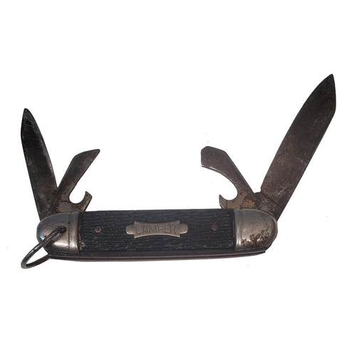 Knife - Vintage Camper Pocket "The Ideal" 4-Function Folding Pocket