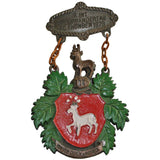 SALE Vintage 1979 German FC Thungen Hiking Medal Pin