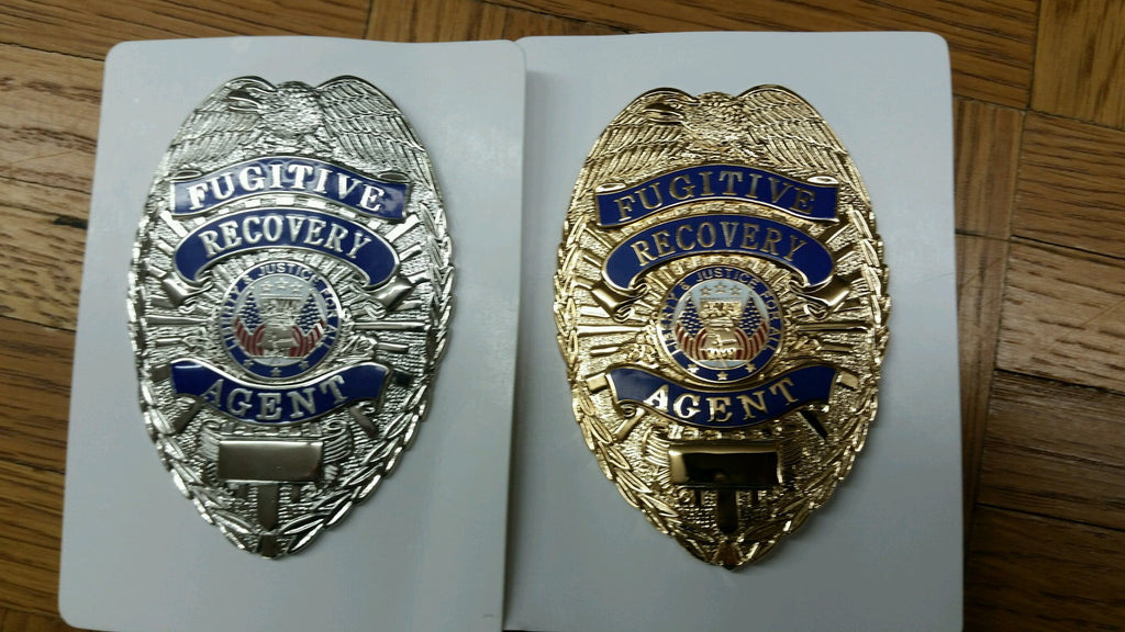 Bail Enforcement Agent Badge - Gold - Silver