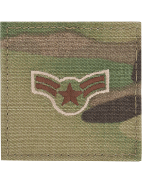 Patch - USAF Scorpion Rank w/Fastener - Spice Brown 2x2