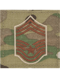 Patch - USAF Scorpion Rank w/Fastener - Spice Brown 2x2