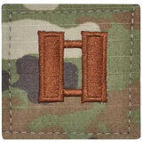 Patch - USAF Scorpion Rank w/Fastener - Spice Brown 2x2