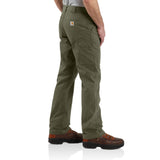 Carhartt Pants - Relaxed fit Washed Twill Dungaree -Dark Khaki  (B324 DKH)