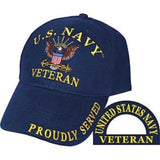 Eagle Emblems USN Veteran Ball Cap - Navy (EM-CP00211) - Hahn's World of Surplus & Survival