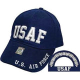 Eagle Emblems USAF Letters Ball Cap - Navy (EM-CP00405) - Hahn's World of Surplus & Survival