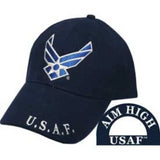 Eagle Emblems USAF Logo II Ball Cap - Navy (EM-CP00406) - Hahn's World of Surplus & Survival