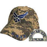 Eagle Emblems USAF Logo II Ball Cap - ABU Camo (EM-CP00409) - Hahn's World of Surplus & Survival