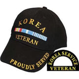 Eagle Emblems Korea Veteran Ball Cap - Black (EM-CP00508) - Hahn's World of Surplus & Survival