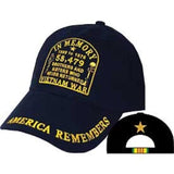 Eagle Emblems Vietnam In Memory Ball Cap - Black (EM-CP00538) - Hahn's World of Surplus & Survival