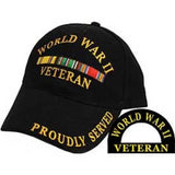 Eagle Emblems World War II Ball Cap - Black (EM-CP00595) - Hahn's World of Surplus & Survival