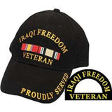 Eagle Emblems Iraqi Freedom Veteran Ball Cap - Black (EM-CP00613) - Hahn's World of Surplus & Survival