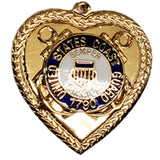Military/Fire Dept.  Sweet Heart Necklace