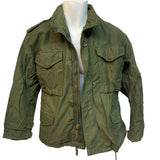 Jacket - USED U.S. Army OD Cold Weather M65 Field w/Hood & Patches