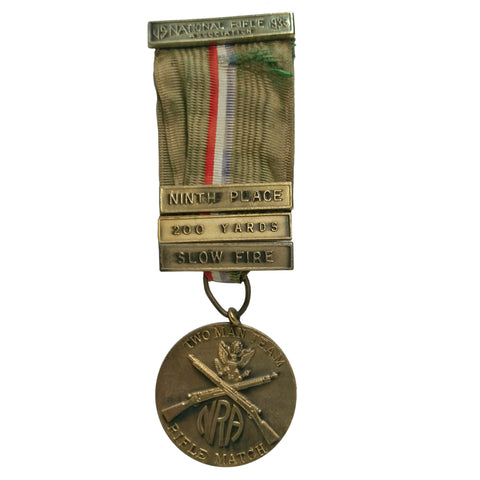 SALE Vintage N.R.A. Rifle Match 1935 Medal/Pin