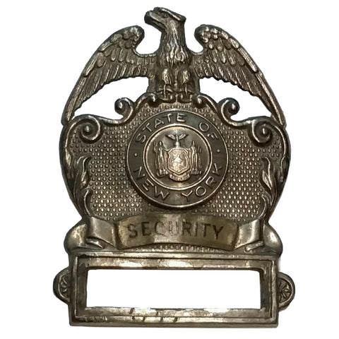 Obsolete Badge - State of New York Security