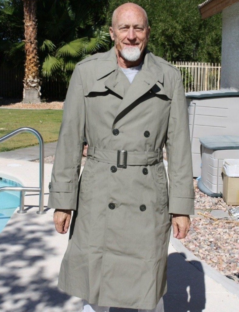 BLOWOUT SALE New Double Breasted Military Trench Raincoat w/liner - Bl –  Hahn's World of Surplus & Survival