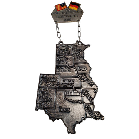 Vintage Heidelberg Int Wandering Club 8. Int Wandertage 1983 Medal (Mid States)