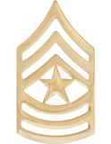 Rank - U.S. Army - Enlisted Gold Metal - No Shine