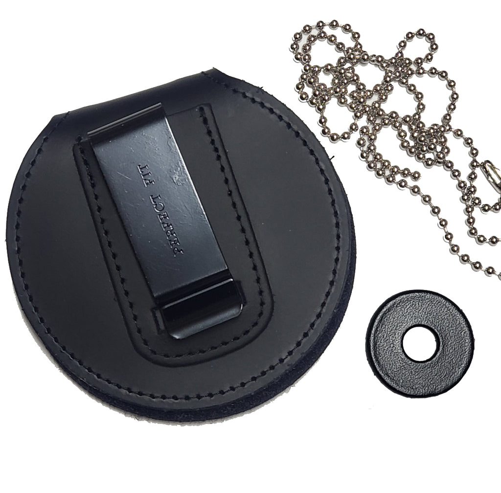 Cut Out & Clip On Leather Special Police Shield Law