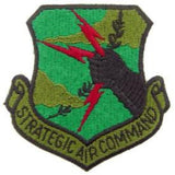 EagleEmblems Patch-USAF, Strat. Air Cmd. Subdued  Shield  3" (EM-PM0372) - Hahn's World of Surplus & Survival