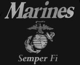 Joe Blow Tees Marines - Reflective Ink T-Shirt (JBT-TAPTM-B) - Hahn's World of Surplus & Survival