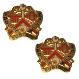Various New & Previously Owned Crests, Insignias, & Badges - Pairs