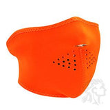 Zan Headgear Half Mask Neoprene High-Visibility Orange (ZH-WNFM142H) - Hahn's World of Surplus & Survival