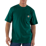 Carhartt Workwear Pocket T-Shirt - Hunter Green (CH-K87-HTG) - Hahn's World of Surplus & Survival - 1