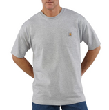 Carhartt Workwear Pocket T-Shirt - Heather Grey (CH-K87-HGY) - Hahn's World of Surplus & Survival - 1