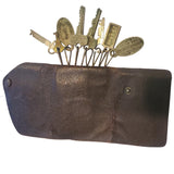 Vintage Keys & Key Fobs in Leather Case