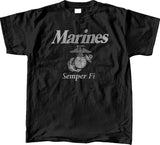 T-Shirt - Marines - Reflective Ink