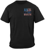 Erazor Bits T-Shirt - 2nd Amendment My Rights Don't End (RN2459)