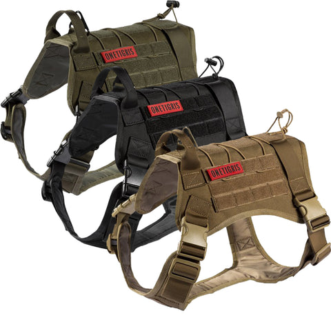 OneTigris Fire Watcher Tactical Molle Dog Harness  (TG-GBX03)
