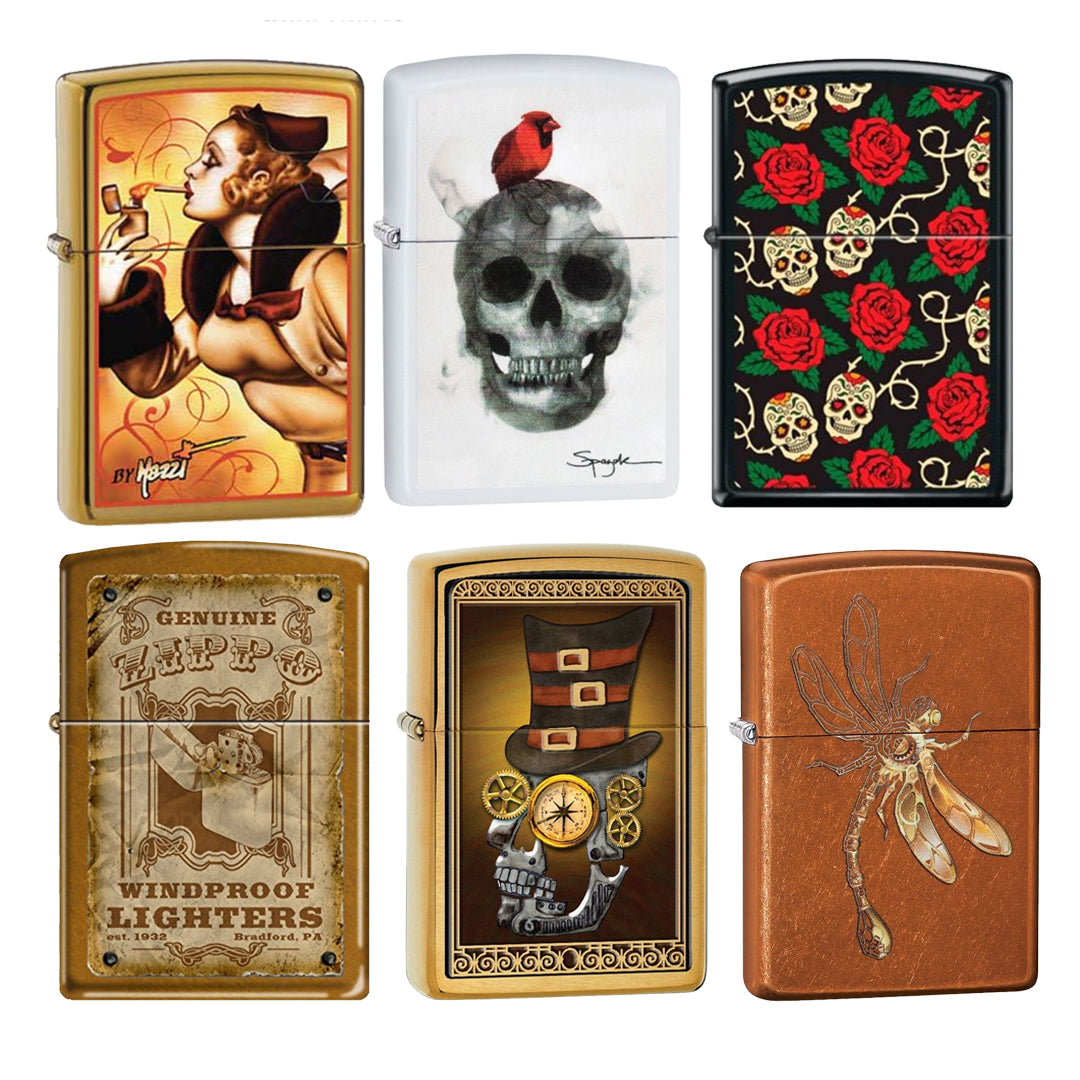 Zippo Lighter - Steampunk and Skulls – Hahn's World of