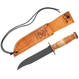 Knife - Case USMC Leather Hunter Marine (00334)