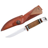 Knife - Case Leather Mini FINN Hunter w/Leather Sheath (00379)