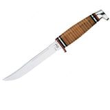 Knife - Case Leather 5" Utility Hunter w/Leather Sheath (00381)