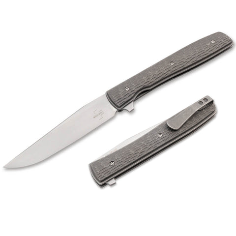 Knife - Böker Plus Urban Trapper Jigged Titanium (01BO476)