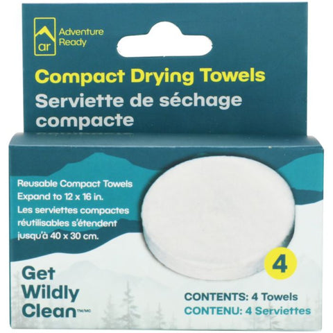 Adventure Medical Ready Compact Drying Towel Refill - 4-PK (0200-0206)