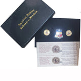 American Soldier Defender of Freedom Defender of Freedom Lapel Pin Set