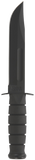 KA-BAR 1213 Full Black Straight Edge Knife